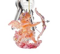 Ornements de Noël en forme d'ange : pendentif acrylique plat arbre léger | Décorations uniques pour sapin de Noël, porte-clés de sac à dos ou miroir, cadeau commémoratif
