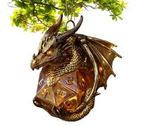 Ornements de Noël en forme de dragon - décoration de fête avec 2D - décorations suspendues pour sapin de Noël, pour fête, maison, bureau, voiture, intérieur salon