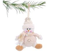Ornements de Noël en peluche, pendentif mignon en forme de de rennes pour poignée de porte, décorations de table de vacances douces pour chambre à coucher, réunions de famille, rebords de