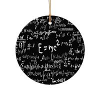 Ornements de Noël Équations mathématiques, Décor de Noël A Suspendre pour Arbres Homme Femme