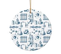 Ornements de Noël Équipement Chimie, Décor de Noël A Suspendre pour Arbres Homme Femme