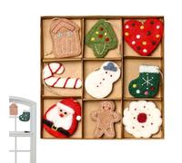 Ornements de Noël - Felt 63.8g | Ornement suspendu, design mignon doux, Père Noël, figures de vacances de neige, décorations Feĺt | Chrištmas Tree Decor, Favors Party, Holidaÿ, accessoires festives