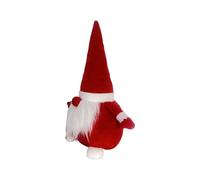 Ornements De Noël GNOME - Peluche de Noël sans Visage | Petite Figurine de Lutin avec Barbe Blanche - pour Salon Bureau Étagère Table Entrée Bureau D'Étude Fenêtre Cheminées Arbre De Fête