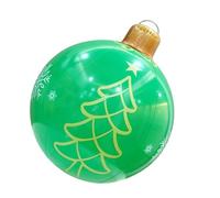 Ornements de Noël gonflables - Grande Boule étanche de 24 Pouces, Boule Gonflable de Noël en PVC, Installation de Vacances dans Le Parc, Le Jardin, Le Toit, la Cour arrière | Pièce de décoration