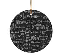 Ornements de Noël Mathématiques Formules mathématiques Calculs, Décor de Noël A Suspendre pour Arbres Homme Femme