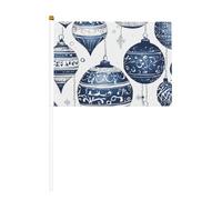 Ornements de Noël miniatures imprimés drapeau à main fournitures de fête pour défilés Coupe du Monde Festival Événements Drapeaux