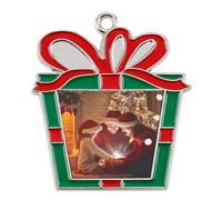 Ornements de Noël Personnalisés en Alliage avec Photo/Texte - Ornements de Texte Photo Personnalisés pour Noël 2024, Décoration D'arbre de Noël Personnalisée, pour Enfants, Maman, Papa, Amis, Amours