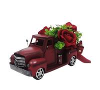 Ornements de Noël pour camions, décorations de Noël pour camions vintage, décoration de modèle de voiture de camion, décoration de camion vintage en résine créative, décoration de table décorations de