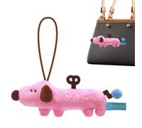 Ornements de Noël pour chien - 15,2 cm - Pendentif animal de Noël en forme de chien | Ornements de Noël colorés en forme de chiot - Porte-clés en peluche mignon - Jouet en peluche pour chien