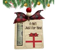 Ornements De Noël pour Porte-Argent - Fait Main en Bois,Ensemble De Porte-Argent Et Porte-Cartes De Noël | pour Les Les Garçons Les Femmes Les Hommes Les Amis La Famille La Maison Le Salon La Chambre