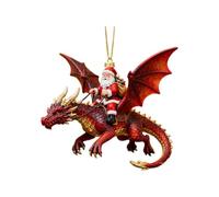 Ornements de Père Noël 2D sur un