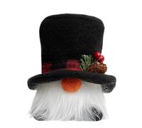 Ornements de poupées de Noël,Pendentifs de poupées LED de Noël,Poupées de Noël sans visage Poupées pendentif en peluche - Pendentifs de noël lumineux au nez rouge, ornements de vacances mignons pour l