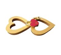 Ornements de Saint-Valentin en cœur, ornements de cœur de Saint-Valentin, décorations de château de cœur de Saint-Valentin - Décoration de fête de Saint-Valentin festive pendentif en forme de cœur