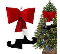 Ornements De Sapin De Noël,Décor En Forme De Grand Nœud | Nœud Très Grand - Pour Extérieur, Porche, Patio, Balcon, Jardin, Cour, Pelouse, Maison, Chambre, Salon, Cuisine, Salle de Bains, Couloir, Esca