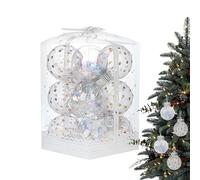 Ornements de Sapin de Noël - Décoration Résistant aux Chocs,Pendants De Noël en Forme De Boule | pour la Chambre la Fenêtre Le Magasin la Maison la Fête Le Festival l'Intérieur