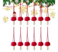 Ornements de sapin de Noël en feutre, champignon en laine feutrée - Décorations de Noël pour Noël, mariage, vacances, vie quotidienne