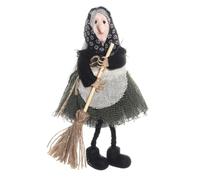 Ornements de sorcière pour arbre, pendentif de sorcière d'Halloween - Décoration murale d’ornement de fête,Figurines de collection de de sorcière, sorcière de tablier, ornement de vacances, déc
