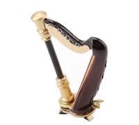 Ornements de Trompette Ornement d Instrument de Musique Miniature en Bois représentant Une Harpe