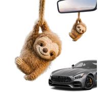 Ornements De Voiture Pour Rétroviseur - Décoration Suspendue De Paresseux Animal Au Crochet, Charme Intérieur Automobile, Accessoire De Pendentif De Voiture Fait À La Main, Décoration De Véhicule