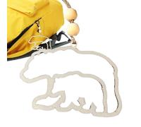 Ornements d'éléphant pour la fraternité, la fraternité et l'amitié Ornement d'éléphant - Décorations de Noël amusantes en bois - Ornements de sororité de et de tortue