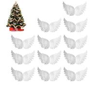 Ornements des Ailes d'Ange - Décoration à plumes, Petites Pièces d'Artisanat | Pendentif Cadeau avec Plumes pour Couronnes de Noël, Projets de Scrapbooking et Idées de Décoration d'ALB