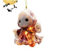 Ornements d'Halloween pour arbre, décorations de fantômes bidimensionnels en acrylique | Décoration pour extérieur et intérieur de maison, cuisine, bureau, sorcières, fêtes d'automne