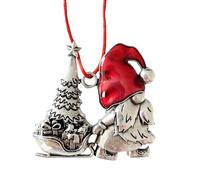 Ornements Du Père Noël - Décoration D'arbre De Noël En , Décorations De Santa Tree Avec Trou Suspendu - Chaussettes, Sac À Dos, Boîte Cadeau Et Styles D'arc - Décoration Festive Pour Les Arbres