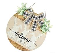 Ornements en bois pour décoration de Pâques à suspendre pour créer une ambiance festive à la maison