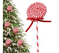 Ornements en Feutre d'orge en Sucre d'orge | Décorations Douces pour sucettes de Noël | Arts et Artisanat | Ornements Polyvalents en Sucre d'orge pour la Maison, Les fêtes à thème, Remplissage