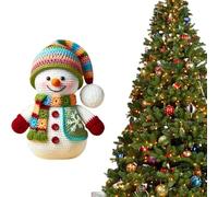 Ornements en forme de bonhomme de neige pour sapin de Noël - Design plat 2D - Pendentif en acrylique pour petite chambre à coucher, cuisine, école, salle de classe, magasin de vente au détail