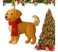 Ornements en Forme De Chien en Feutrine,Design Teckel - Adorable Ornement en Feutre Teckel Souvenir De Vacances Et Décoration De Noël,pour Rebord De Fenêtre Balcons Entrées Mur Jardin Cour Allée