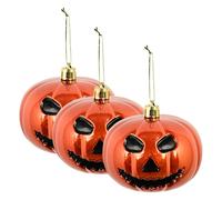 Ornements en Forme De Citrouille pour Arbre | Lot de 3 Citrouilles Décoratives - Artisanat d'Expression d'horreur pour Branches, Décoration d'Intérieur, cheminée et poignées de Porte