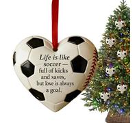 Ornements en forme de cœur - Pendentif en acrylique 2D | Boule en forme de cœur pour sapin de Noël - Pour Saint-Valentin, fenêtre, fête, décoration murale