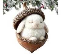 Ornements en forme de gland | Pendentif animal endormi 2D - Ornements en acrylique à suspendre pour le lieu de travail, le salon, la cuisine, l'entrée, l'appartement