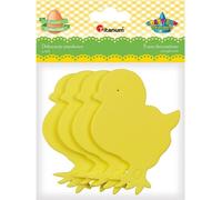 Ornements en mousse poules 4 pcs. Série d'activités manuelles Titanum