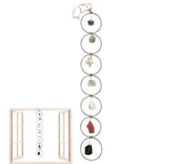 Ornements en Pierre de, Pendentif en Pierre précieuse en - Ornement décoratif de Maison en Pierres précieuses en - Tentures murales d’Ornement Faites à la Main pour la méditation et Le Yoga