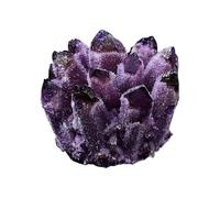 Ornements en pierre, décoration de cluster cristallin bleu pour femmes démagnétisées, pierres naturelles méditation, yoga, chambre à coucher