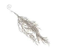 Ornements Étincelants pour Sapin De Noël,Décorations Artificielles Brillantes avec Perle,Ornements de Feuille et Tige Pailletés | pour Vacances Fête Portes d'Entrée Cheminées Maison