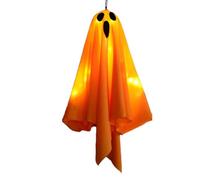 Ornements fantômes d'Halloween | Fantôme lumineux effrayant | Pendentif d'Halloween amusant à suspendre pour cuisine, mur, cheminée, fenêtre, pelouse, jardin, fête, porche, arbre à domicile