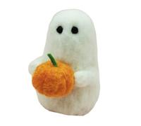 Ornements Fantômes pour Arbre - Ghost Mignon, Fantôme Effrayant | en Peluche Feutre d'halloween, Mini Décoration Arbre, Figurines Blanc, Tissu Doux Une Utilisation Extérieur Intérieure