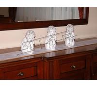 Ornements funéraires Pierre de décoration Ange figure sculpture Dieu saint 21cm S101027