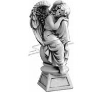 Ornements funéraires Pierre de décoration Ange Figure sculpture Dieu Saint 42cm S101213