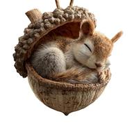 Ornements Glands D’Animaux La Forêt | Glands des Bois Cônes Pin Ornements D’Animaux | Décoration D’animauxs Confortables en Acrylique 2D | Figurine Créature des Bois, Décoration D'intérieur