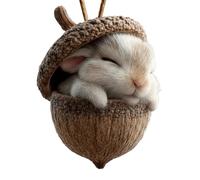 Ornements Glands D’Animaux La Forêt | Glands des Bois Cônes Pin Ornements D’Animaux | Décoration D’animauxs Confortables en Acrylique 2D | Figurine Créature des Bois, Décoration D'intérieur