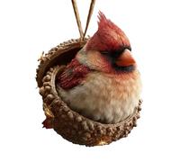 Ornements Glands D’Animaux La Forêt | Glands des Bois Cônes Pin Ornements D’Animaux | Décoration D’animauxs Confortables en Acrylique 2D | Figurine Créature des Bois, Décoration D'intérieur