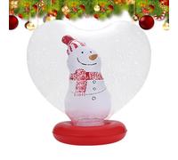 Ornements gonflables | La forme du cœur éclaircit les décorations de Noël - Figurine à l'intérieur du ballon de hôtes avec télécommande | pour la parc extérieur de la piscine Porch Place Pathway Pathw