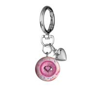 Ornements gothiques, conception de globe gothique, 7 cm, résine, accessoire de porte-clés effrayant, sac de trèfle d'Halloween, bague de clé sécurisée, pour crayon de portefeuille Tote de sac à dos