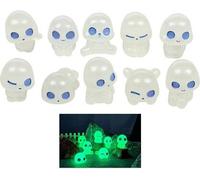 Ornements lumineux Alien 10 pcs vert