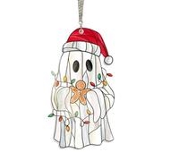 Ornements panda pour sapin de Noël | Panda Ghost Raccoon Attrape-rêves de Noël en acrylique, décoration de Noël unique murale, décoration de maison de vacances pour les amoureux des pandas