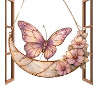 Ornements papillon - Décoration d'intérieur 2D teintée | Attrape-lumière du pour fenêtre, intérieur ou extérieur, maison, salon, chambre à coucher, jardin, cour, arbre fête femme
